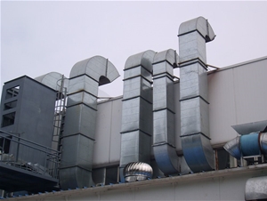 山東燒烤城排煙工程
